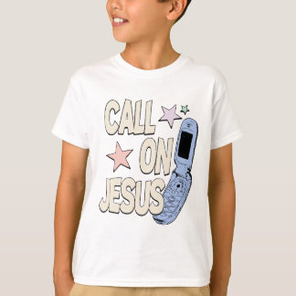 Camiseta Llama a Jesús – Diseño Retro de Fe