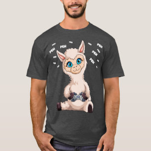 Camiseta Llama a juego de videojuegos a recién jugadores ni