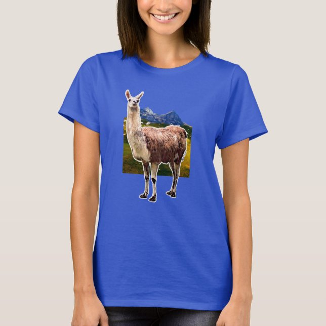 Camiseta Llama a la montaña (Anverso)