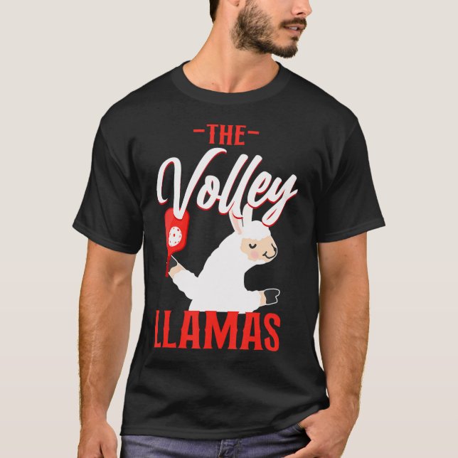 Camiseta Llama a la pelota de voleibol (Anverso)