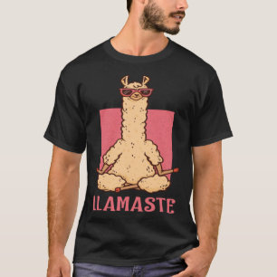 Camiseta Llama a nombre mamá de yoga Chakra