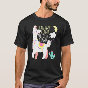 Camiseta Llama Abuela necesita una llama animal dramática