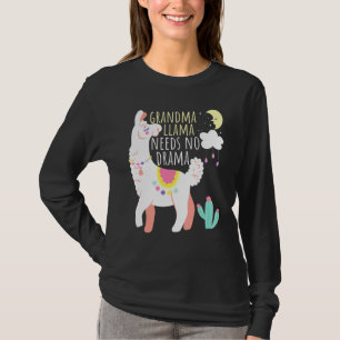 Camiseta Llama Abuela necesita una llama animal dramática