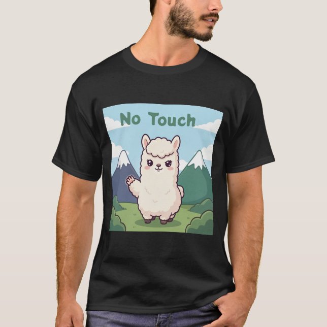 Camiseta Llama Adorable  (Anverso)