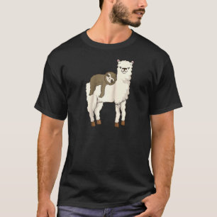 Camiseta Llama Adorable Lama Fluffy & Sleepy S