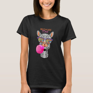 Camiseta Llama Alpaca Funny Sunglass Guay Lama