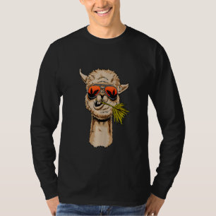 Camiseta Llama Alpaca Sunglass Guay Lama Rama Animal Idea