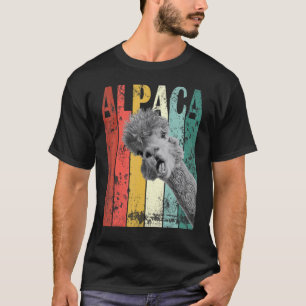 Camiseta Llama Alpaca Vintage Adorable