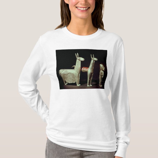 Camiseta Llama, alpaca y mujer (Anverso)