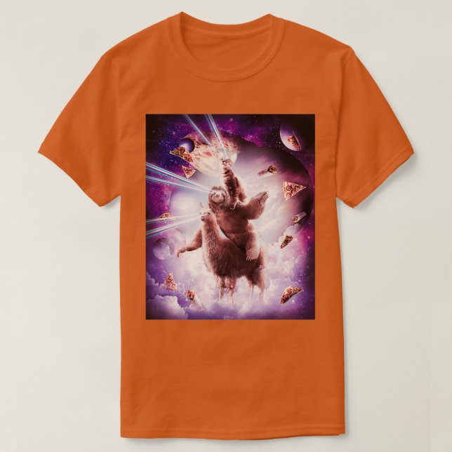 Camiseta Llama arco iris 3 (Diseño del anverso)