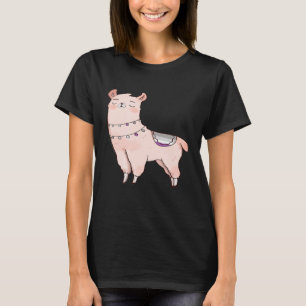 Camiseta Llama asexual animal malvado LGBTQIA Ace Pris