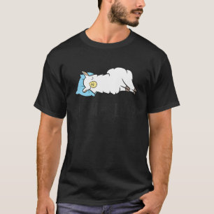 Camiseta Llama cansada me deja dormir llamada pijama