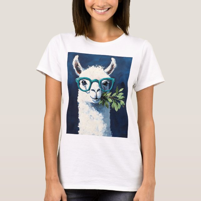 Camiseta Llama Chic Inteligente (Anverso)