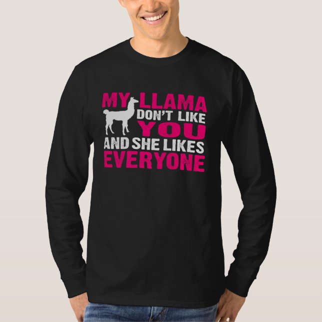 Camiseta Llama Cita mi llamada no te gusta (Anverso)