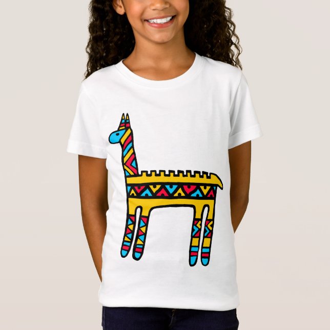 Camiseta Llama-colores (Anverso)