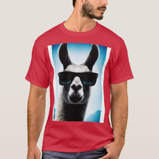 Camiseta Llama con gafas de sol 1