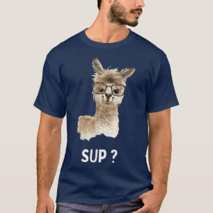 Camiseta Llama con gafas Divertido diciendo Alpaca