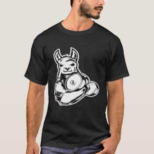 Camiseta Llama Curl De Bíceps Levantamiento De Pesas Powerl