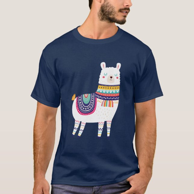 Camiseta Llama cute (Anverso)