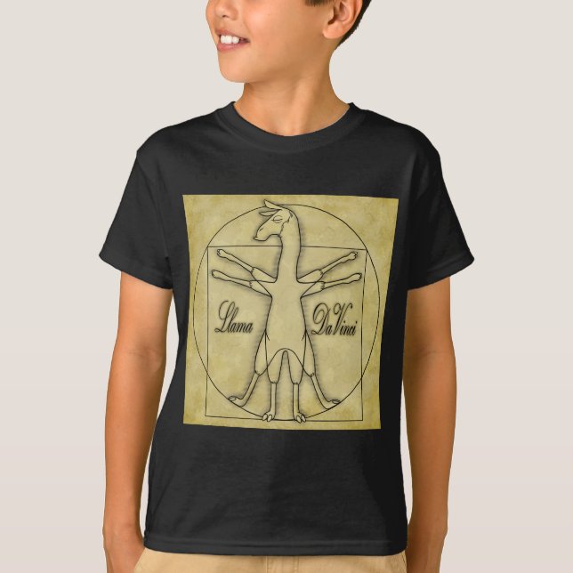 Camiseta Llama da Vinci (Anverso)