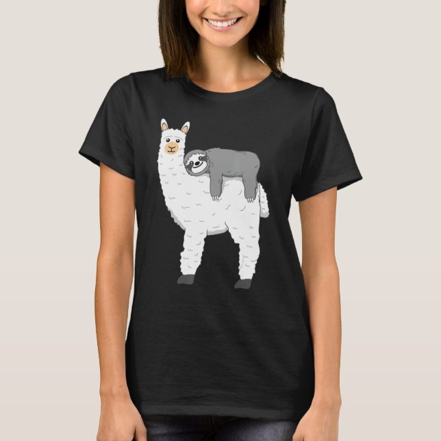 Camiseta Llama de acrónimo divertido (Anverso)