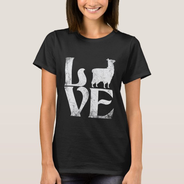Camiseta Llama de amor (Anverso)