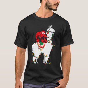 Camiseta Llama de camarón enciende a Navidades de Santa Paj