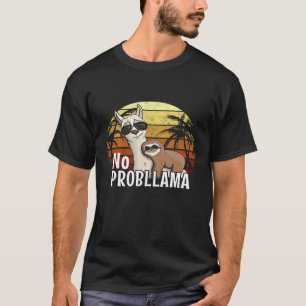 Camiseta Llama de conducción eslovaca de estilo retro con g