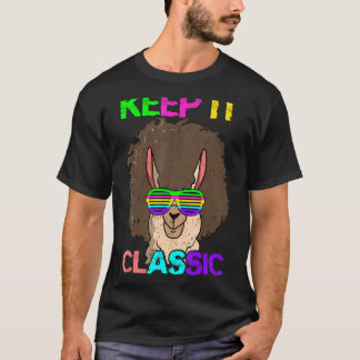 Camiseta Llama de los años 90 del Keep It Classic Alpaca