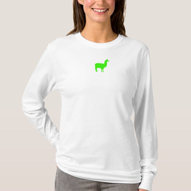 Camiseta Llama de neón (Anverso)