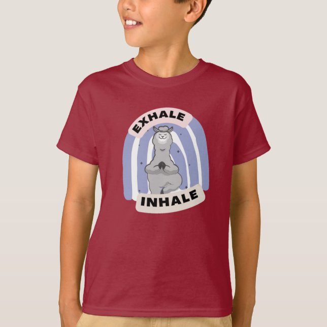 Camiseta Llama de yoga (Anverso)