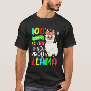 Camiseta Llama del 100º día de escuela 100 días de escuela