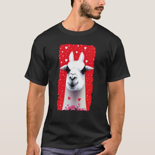 Camiseta Llama del amor 01 (Anverso)