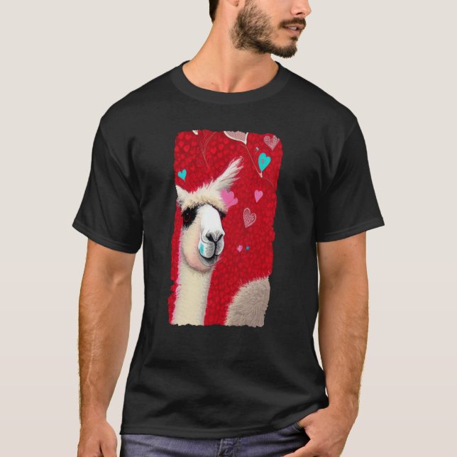 Camiseta Llama del amor 02 (Anverso)