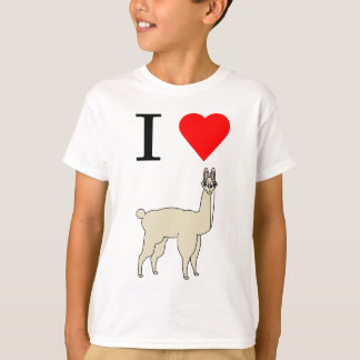 Camiseta llama del corazón i