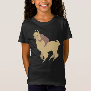 Camiseta Llama del montar a caballo de la pereza