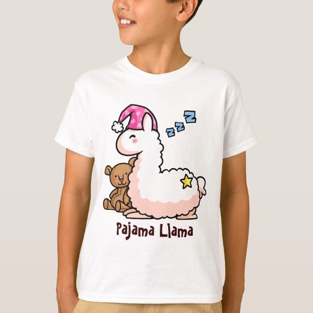 Camiseta Llama del pijama (Anverso)