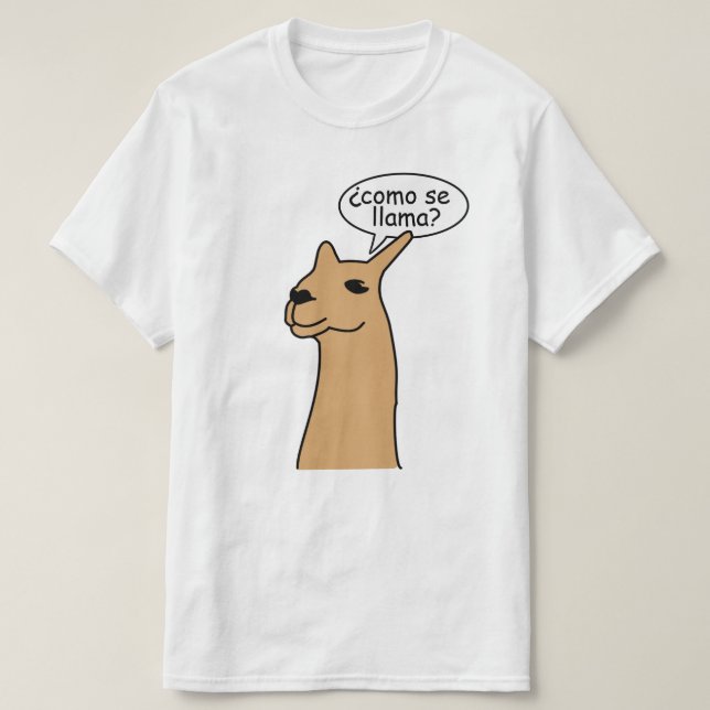 Camiseta Llama del SE de Como (Diseño del anverso)