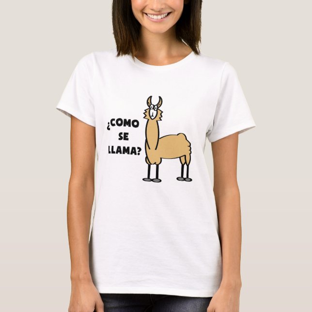 Camiseta ¿Llama del SE de Como? #2 (Anverso)