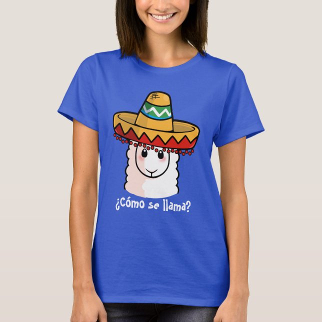 Camiseta ¿Llama del SE de Como del ¿? (Anverso)