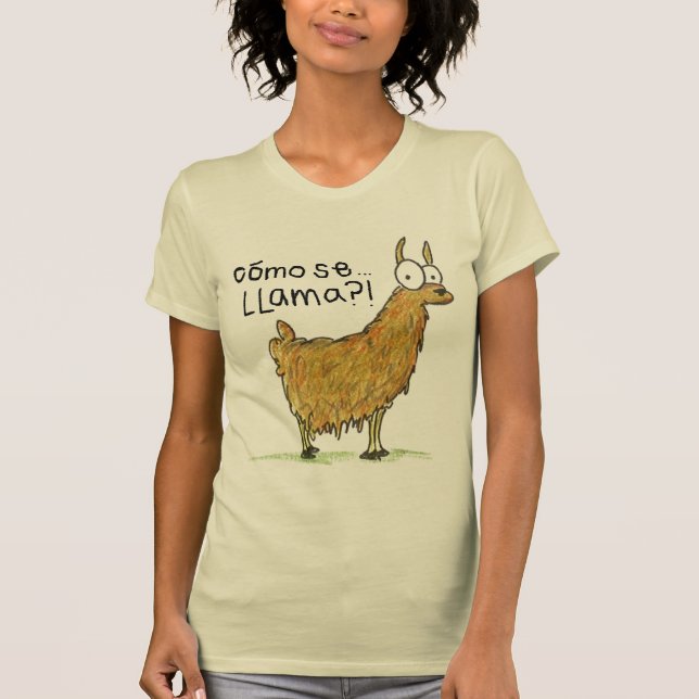 Camiseta ¡llama del SE del como…?! (Anverso)