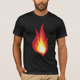 Camiseta Llama del traje del fuego - brilla intensamente