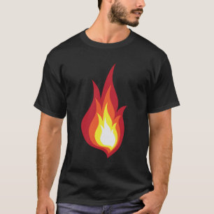 Camiseta Llama del traje del fuego - brilla intensamente