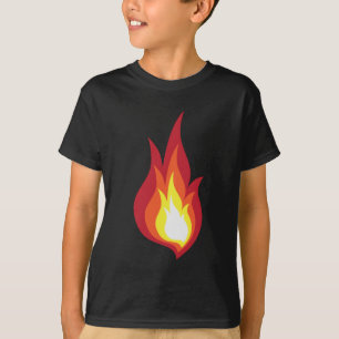 Camiseta Llama del traje del fuego - brilla intensamente