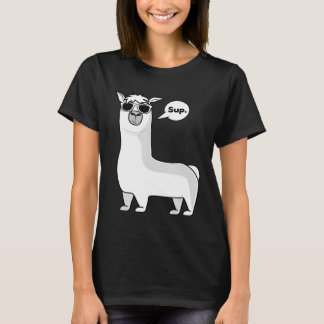 Camiseta Llama diciendo Sup Alpaca Animal lindo
