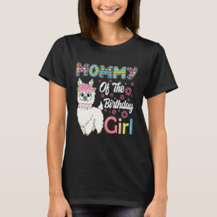 Camiseta Llama Divertida Cumpleaños Mami De La Cumpleañera