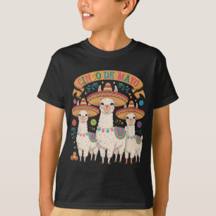 Camiseta Llama Divertida Fiesta Cinco De Mayo Fiesta de Cum