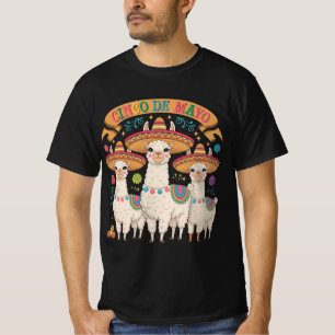 Camiseta Llama Divertida Fiesta Cinco De Mayo Fiesta de Cum