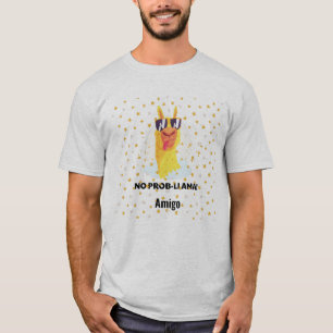 Camiseta Llama Divertida Llama Linda con Estrellas 