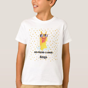 Camiseta Llama Divertida Llama Lindo con Estrellas Sin Prob